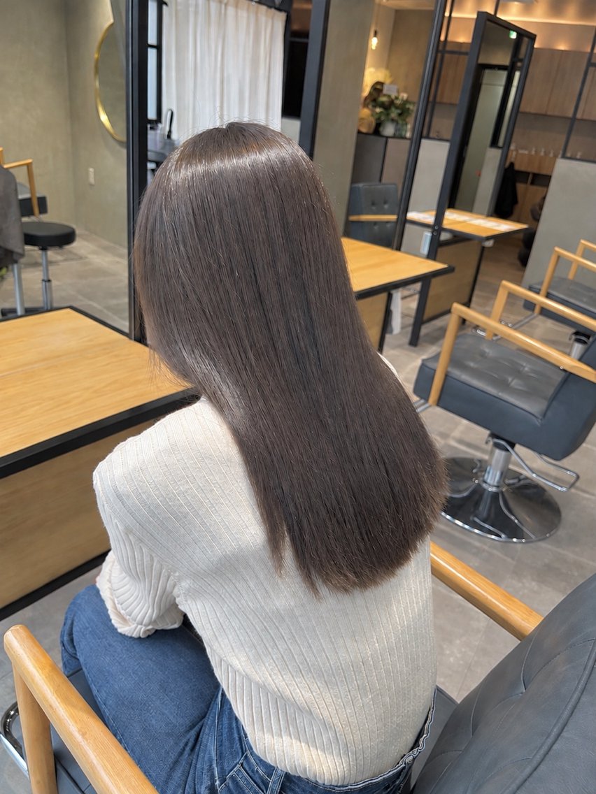 ロング カット ヘアカラー トリートメント ☆髪質改善特化☆ newi梅田 コウキのヘアスタイル