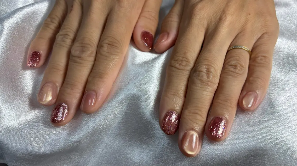 ネイル フラッシュネイル マグネットネイル ハンドネイル BONNIE NAILのネイルデザイン