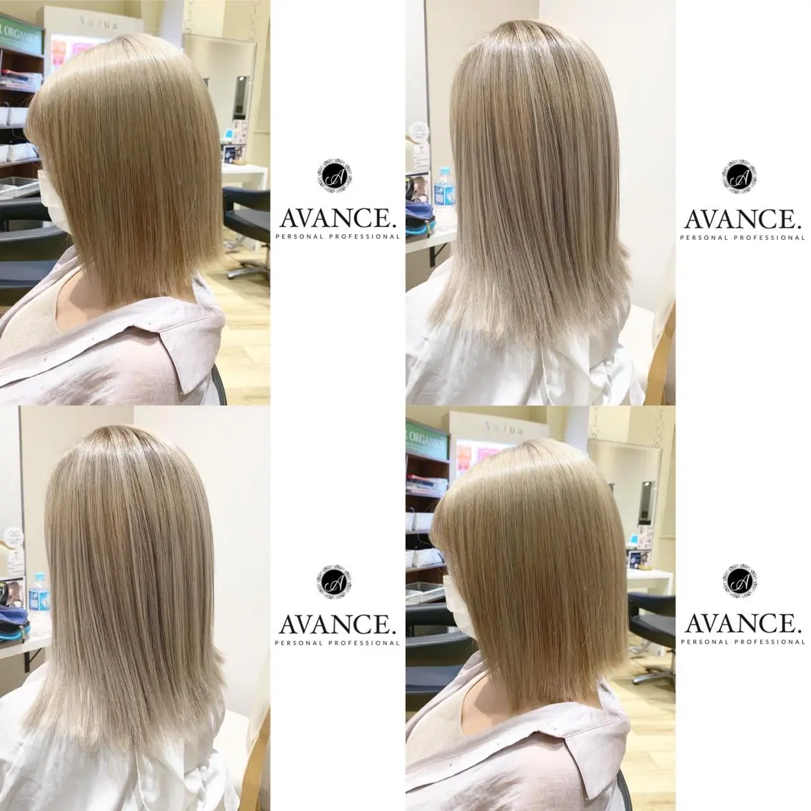 ミディアム カット ヘアカラー トリートメント 【White京橋】 岸 拓斗のヘアスタイル
