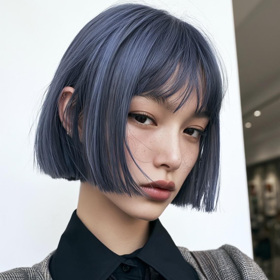 ショート カラー ヘアカラー デジタルパーマ/ボブ 表参道/さえのヘアスタイル