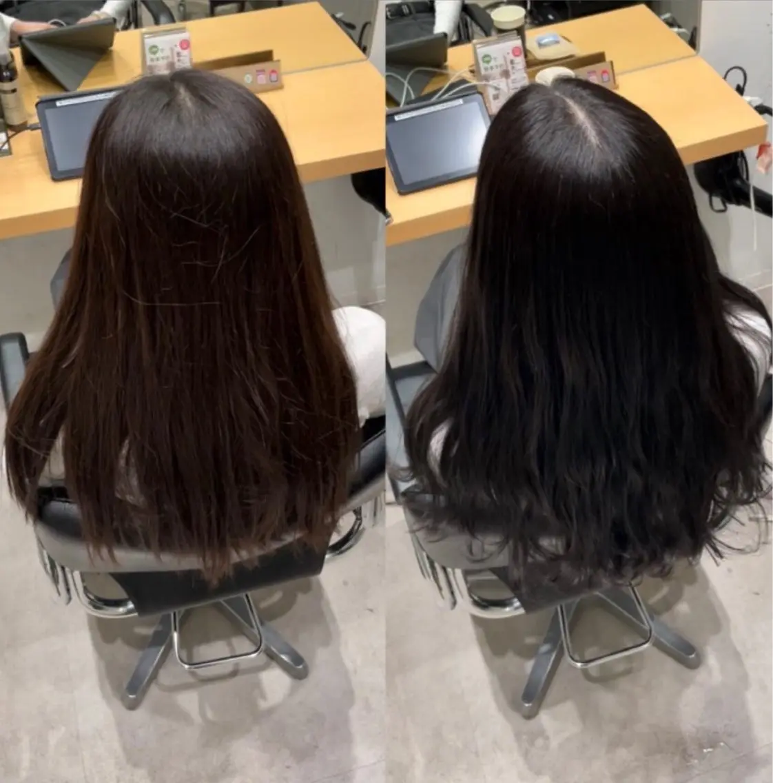 ロング カラー アディクシーカラー 透明感カラー エドルカラー グレージュ ロング 髪質改善ヘアケア 艶髪特化/上田のヘアスタイル