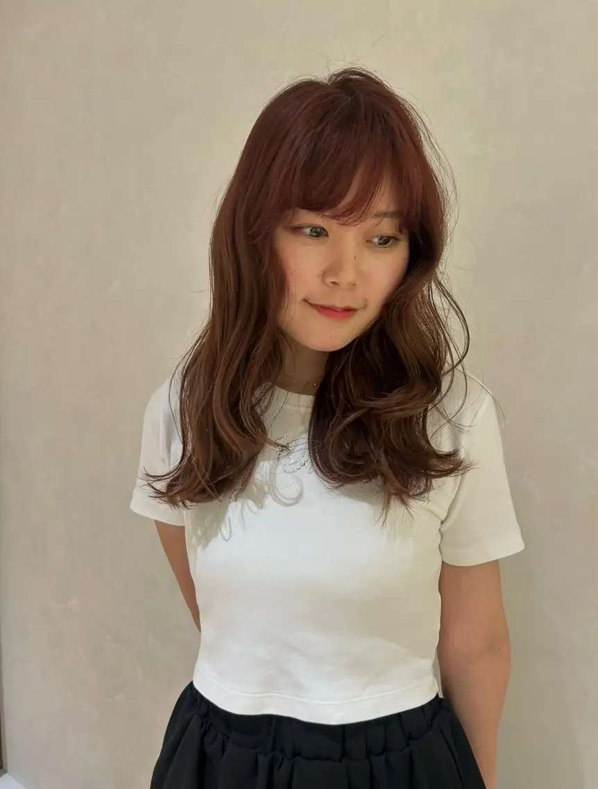 セミロング ヘアアレンジ souta/ k_two西宮北口のヘアスタイル
