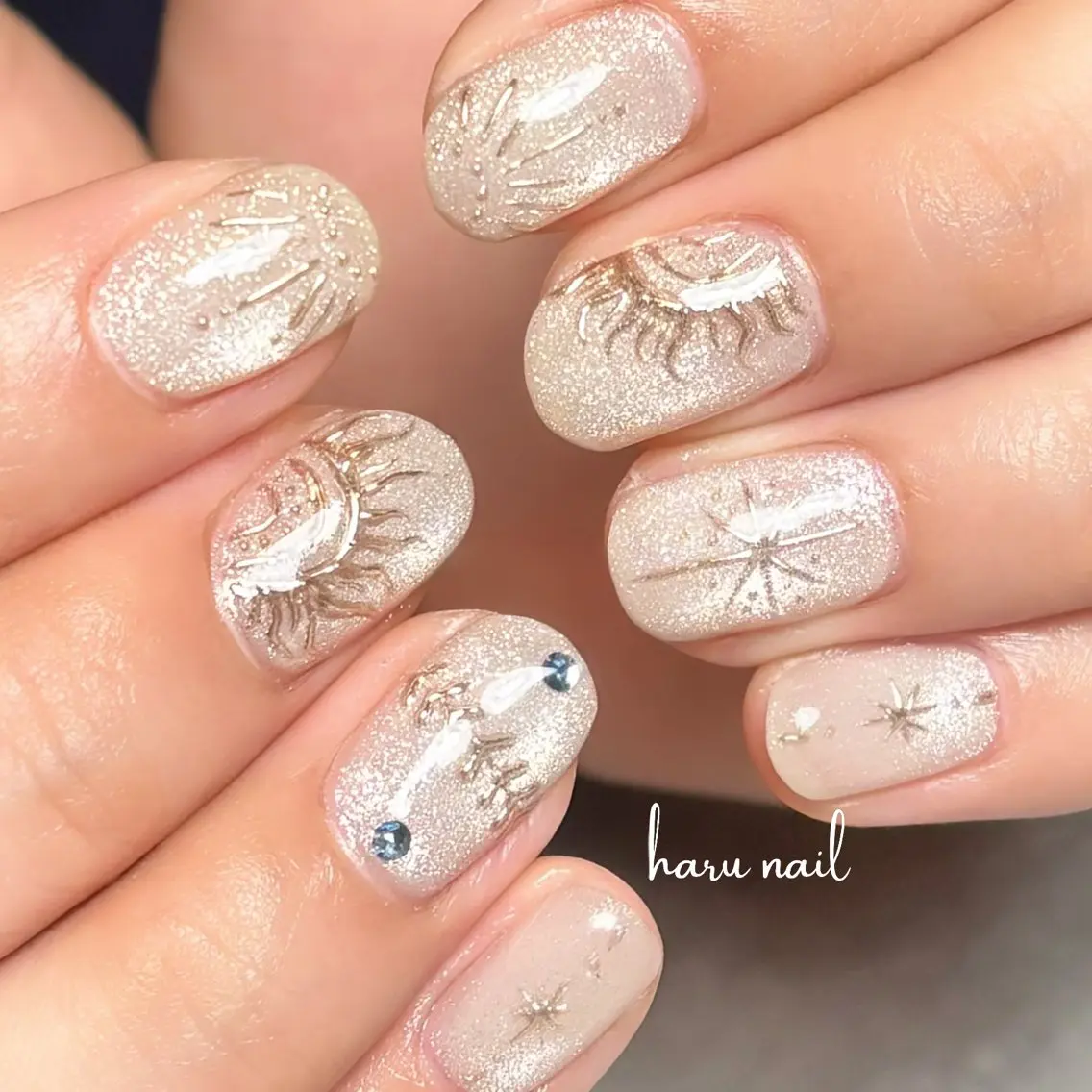 ネイル ハンドネイル harunail Shionのネイルデザイン