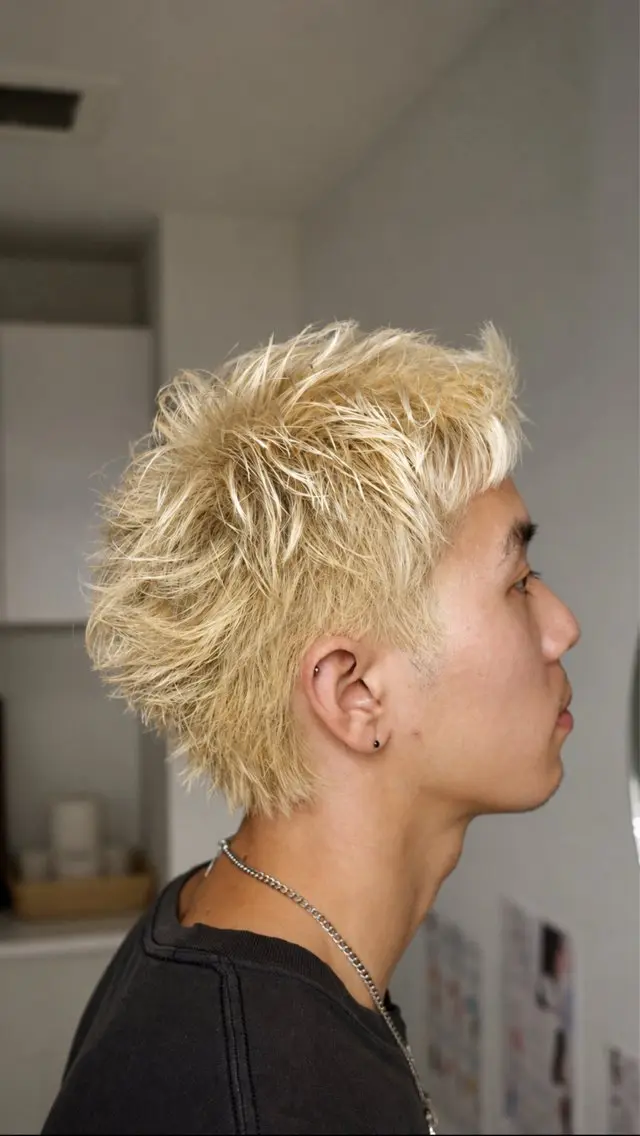 カット+ダブルカラーの写真
