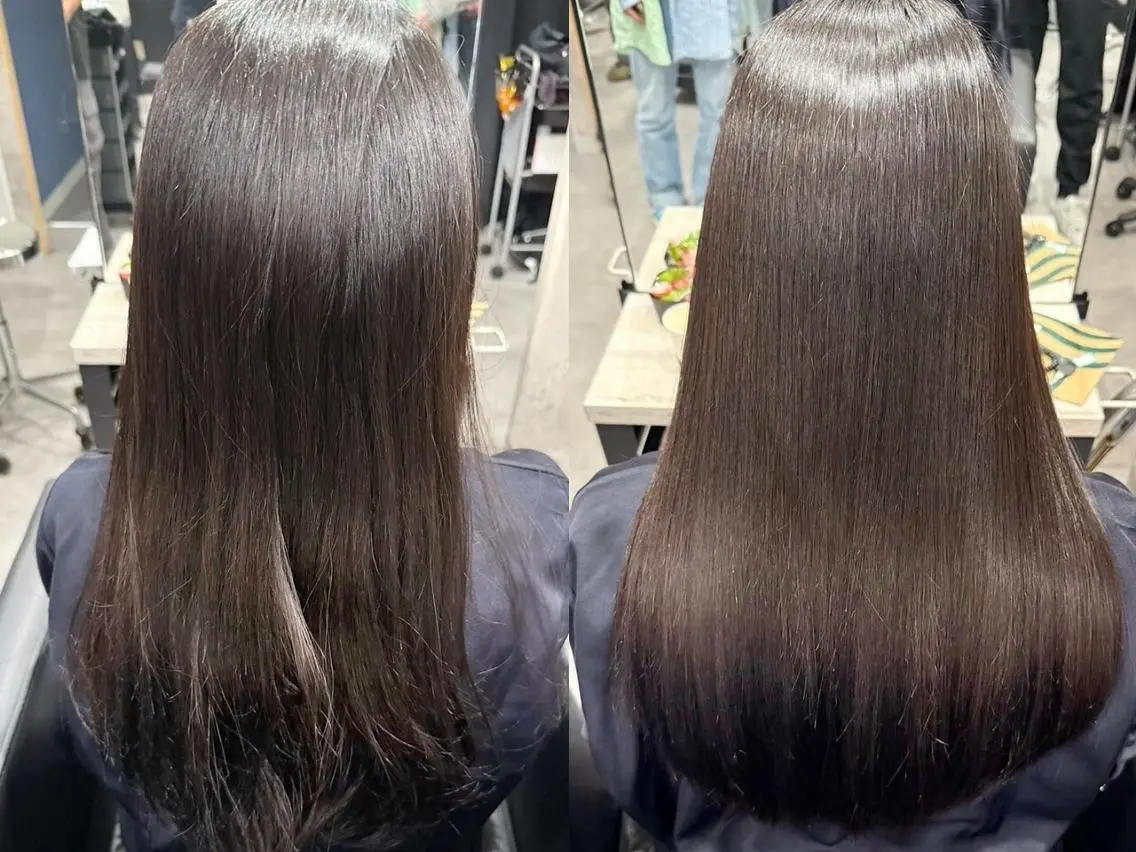 ロング 髪質改善 _WHITE+ 南海難波店のヘアスタイル