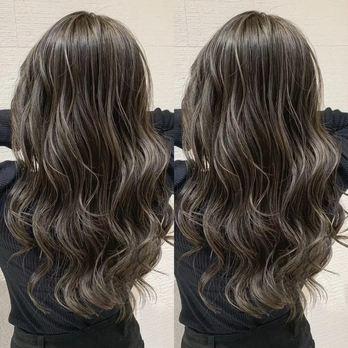 🦋🩵白髪ぼかしシークレットハイライト✨️の写真