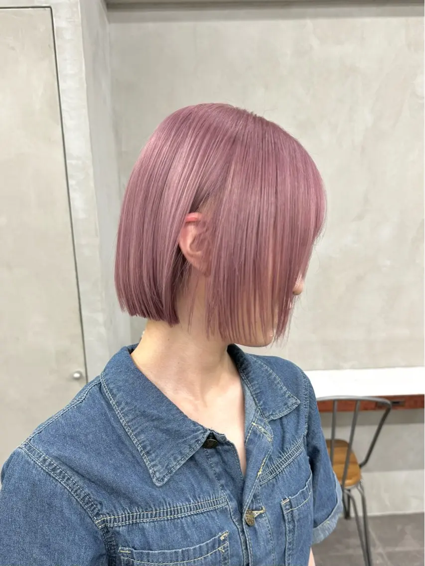 ショート カラー アッシュ ベージュカラー ブリーチ ブロンド ブラウンカラー カット ヘアカラー トリートメント ブリーチ ハイトーン 特化🌈フジタハルキのヘアスタイル