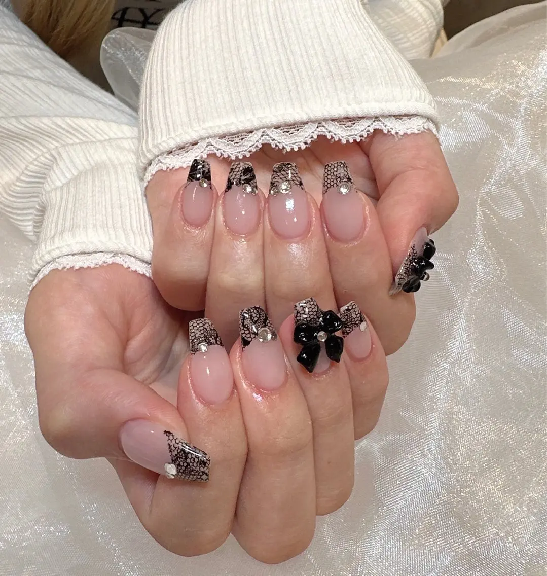ネイル ハンドネイル 🧸原宿の美フォルム ネイリスト🧸いいだのネイルデザイン