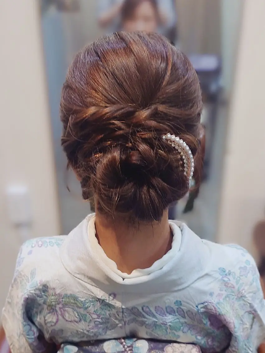 ヘアアレンジ ヘアセット つぐみ ❤︎のヘアスタイル