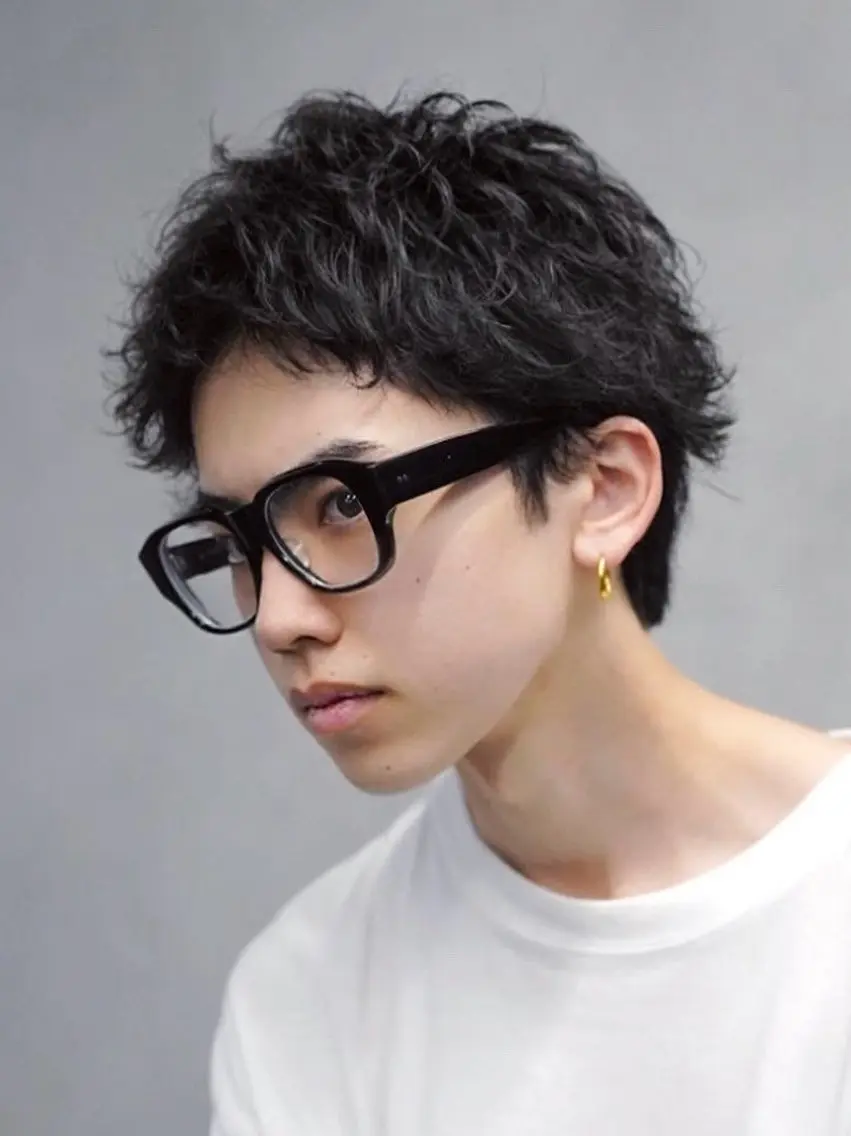 《fifth/ショートパーマモデルたくさん募集してます！》メンズショートカット×ルーズパーマの写真