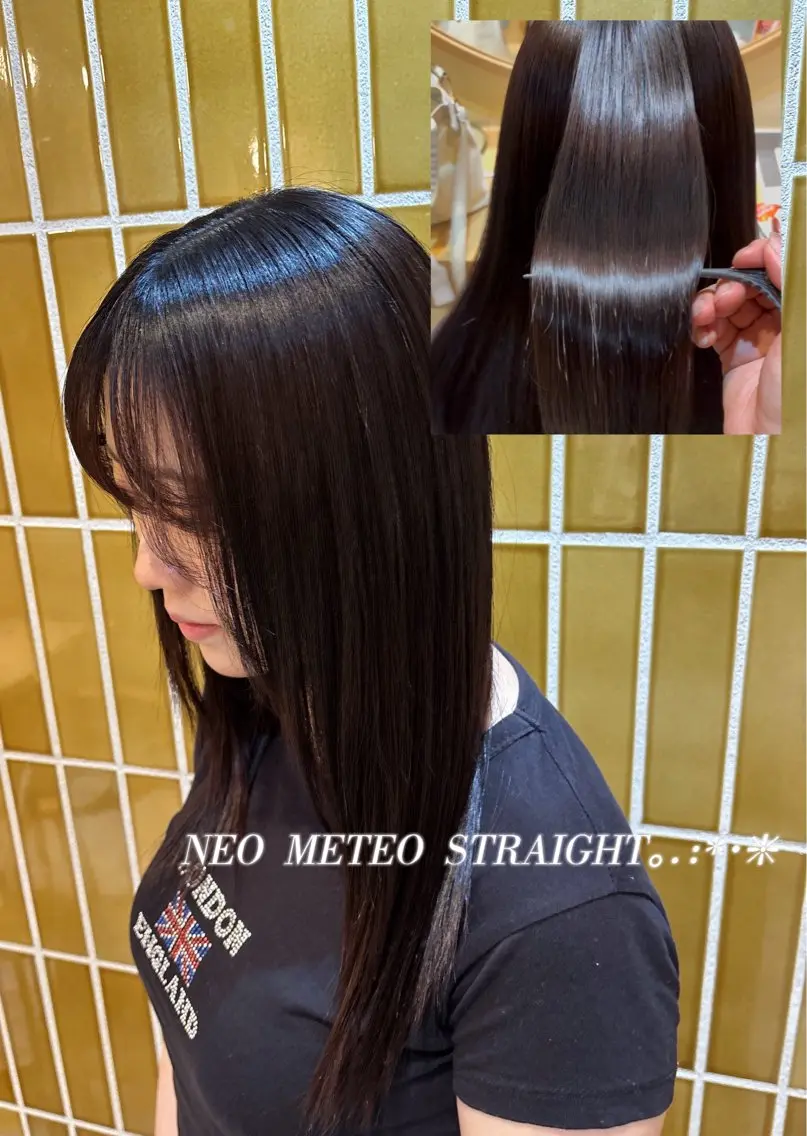 縮毛矯正 波多野 聖のヘアスタイル