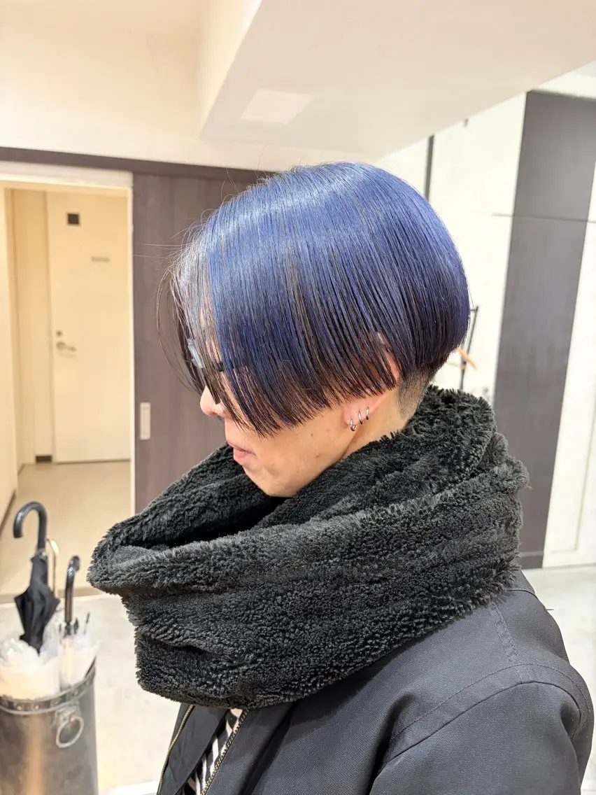 ショート カラー ヘアカラー お悩み改善 美容師✂鷲田竜也のヘアスタイル