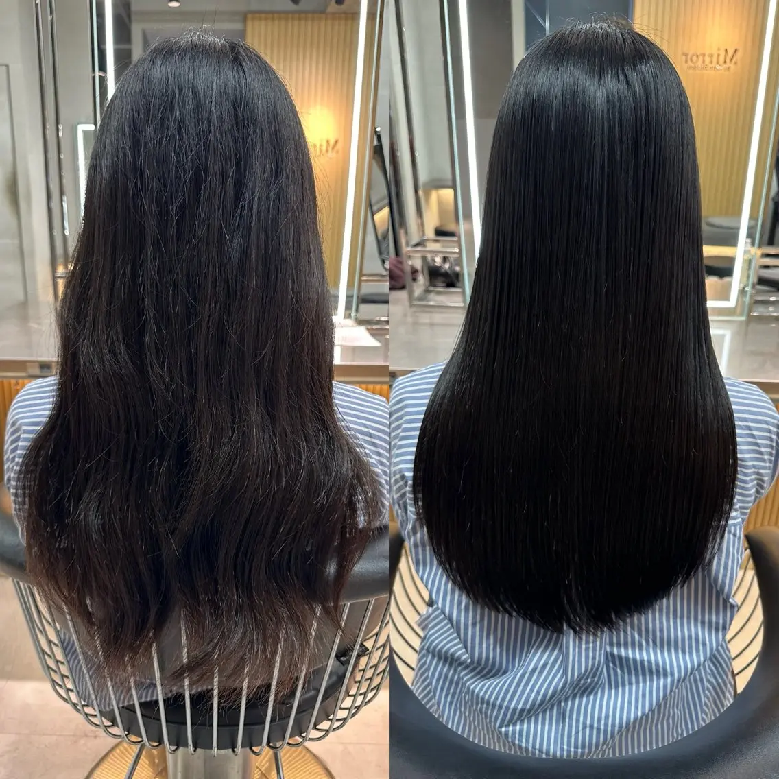ロング カット 縮毛矯正 トリートメント ✨髪質改善特化✨副 店長椎葉信乃介のヘアスタイル