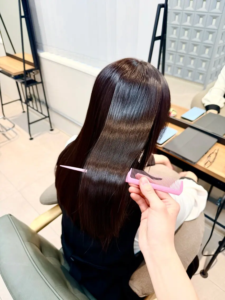 ロング 縮毛矯正/髪質改善 /SATOKOのヘアスタイル