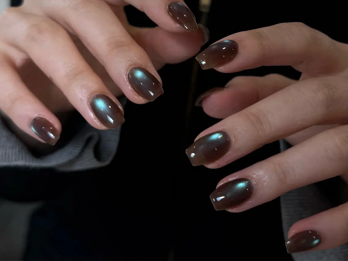 ネイル フレンチネイル マグネットネイル 持ち込み ニュアンスネイル ワンカラーネイル ハンドネイル LINEA.nail Kozueのネイルデザイン