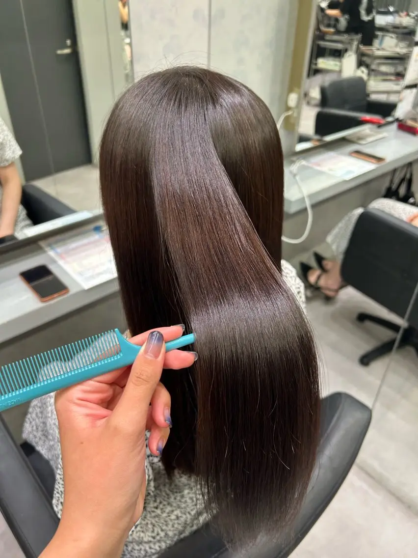 パーマ 縮毛矯正 【elyts】 メイのヘアスタイル