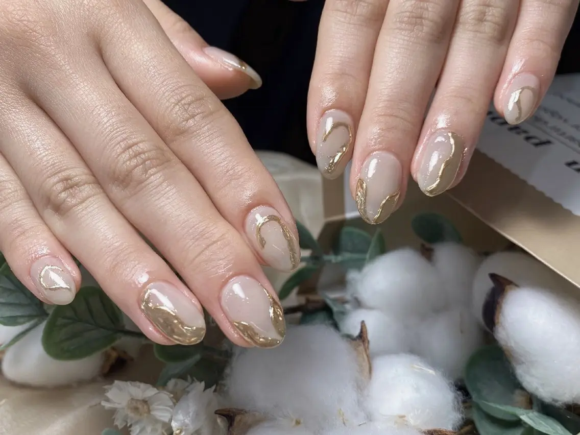 ネイル アートネイル フラワーネイル フットネイル ジェルネイル ガーリー ハンドネイル UM Nail Salonのネイルデザイン