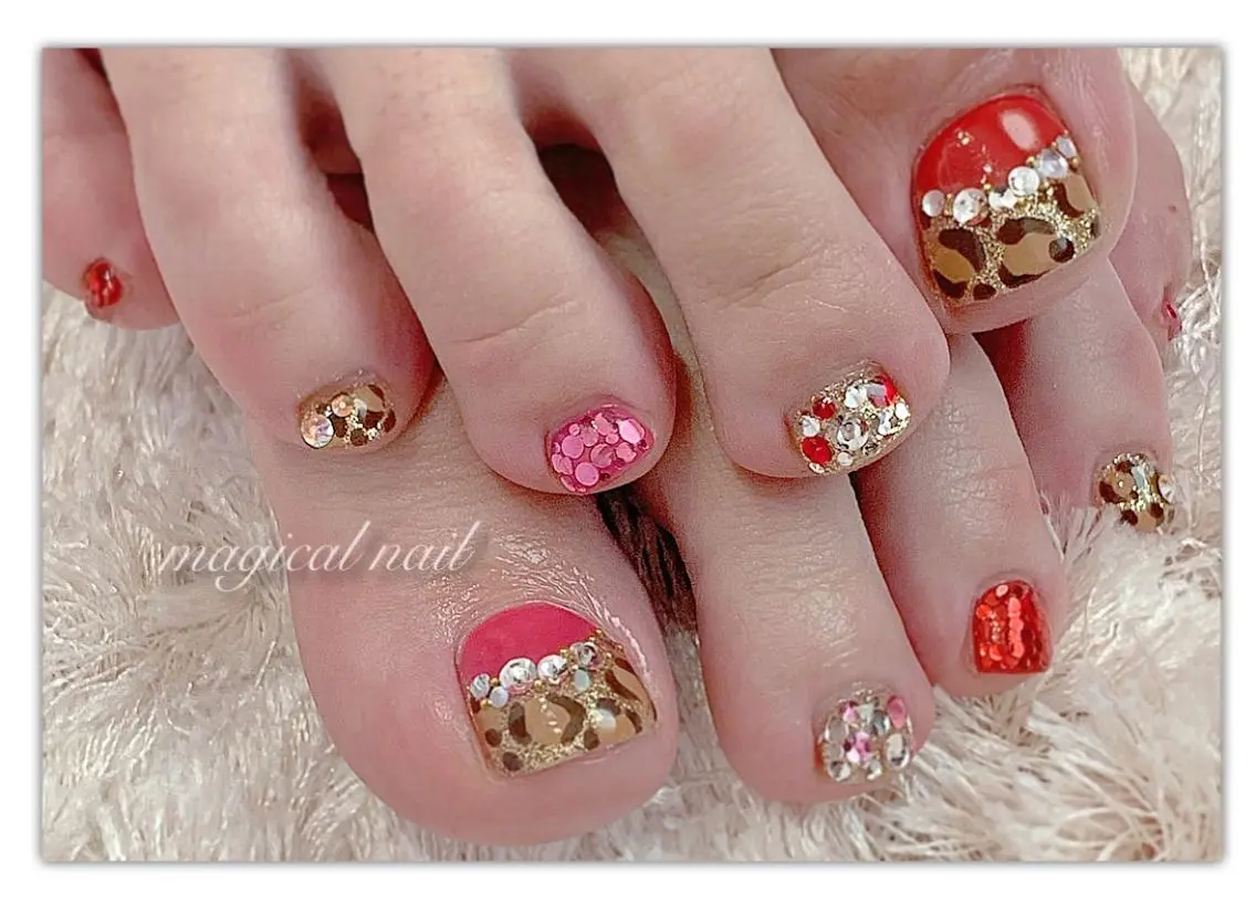 ネイル フットネイル magical nailのネイルデザイン