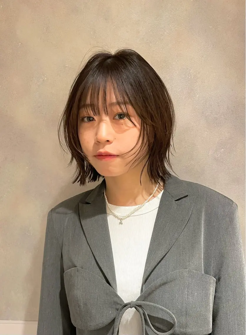 ショート カラー カット ヘアカラー 野町好花 レイヤー/髪質改善のヘアスタイル