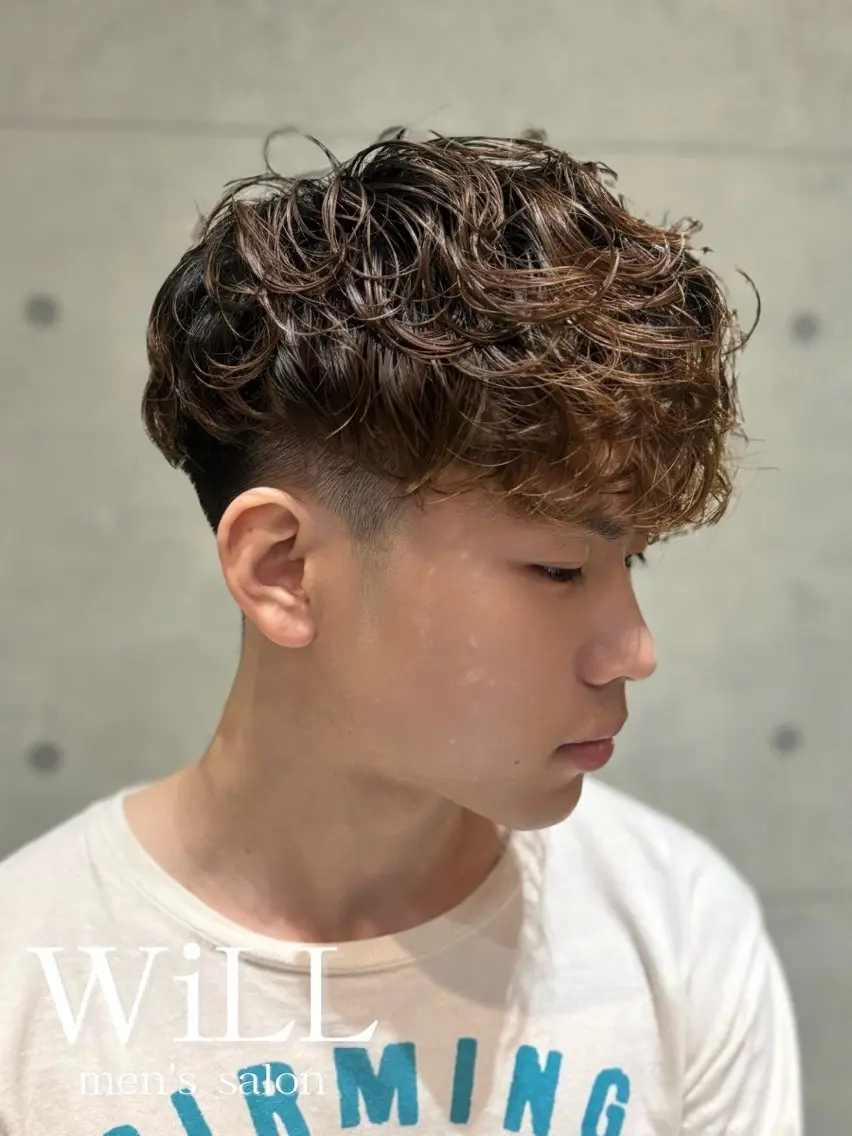 パーマ メンズ 松村 菜美のヘアスタイル