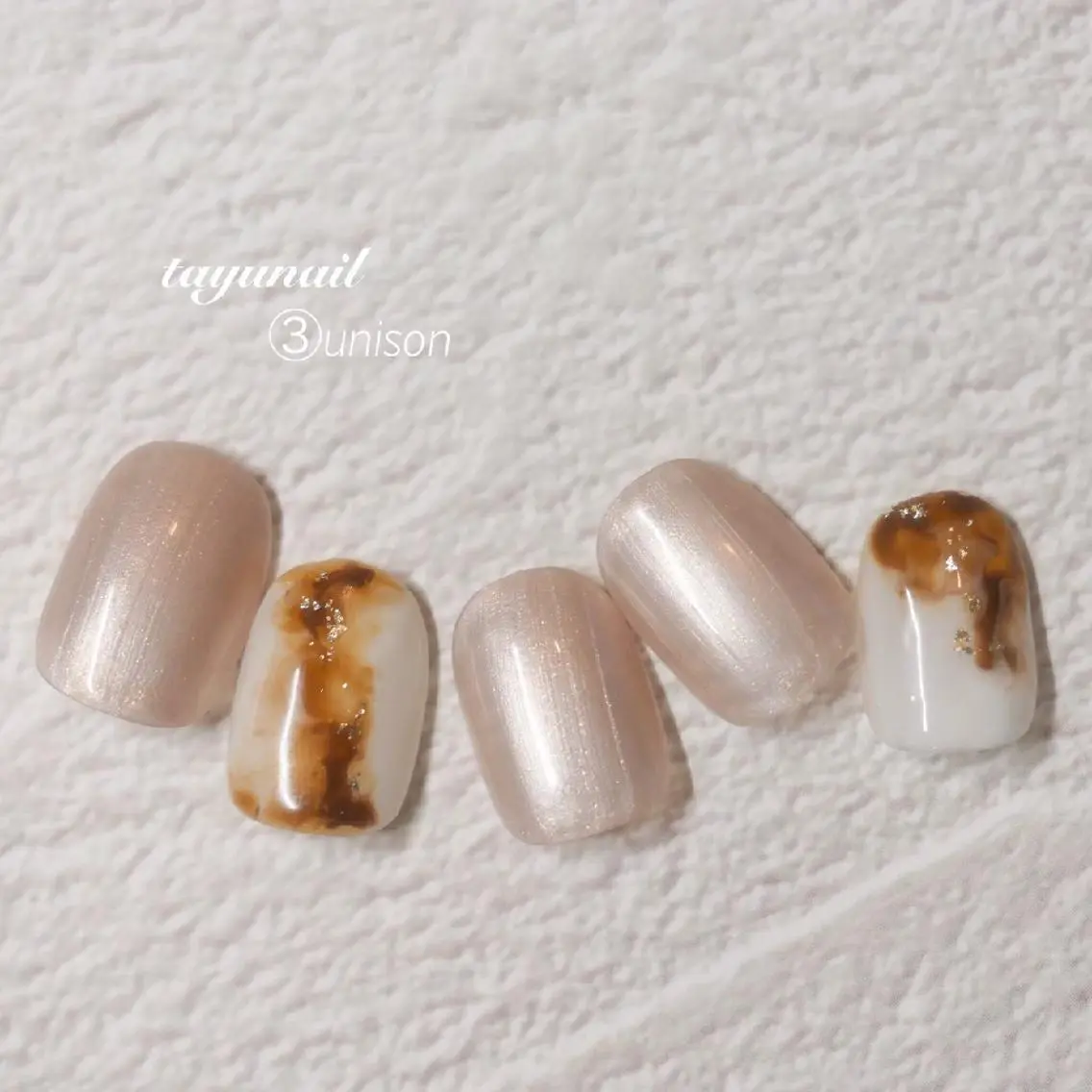 ネイル アートネイル ブルー ジェルネイル ニュアンスネイル ワンカラーネイル ネイルサロン 【たゆnail】のネイルデザイン
