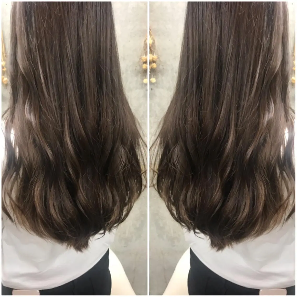 ロング カラー ヘアアレンジ ベージュカラー ラベンダーカラー ラベンダーベージュ Satsuki ✂︎♡のヘアスタイル