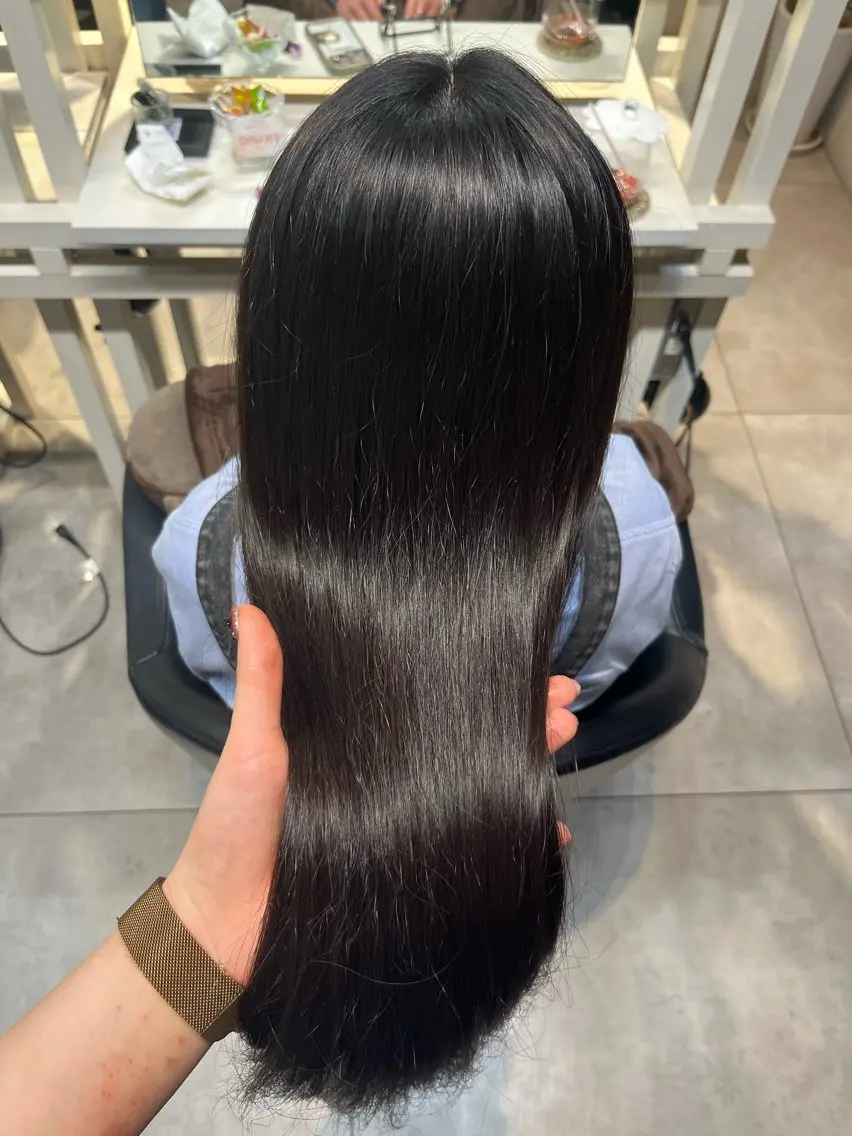 ロング カラー 縮毛矯正 🎀愛されモテ カラー🎀/moeのヘアスタイル