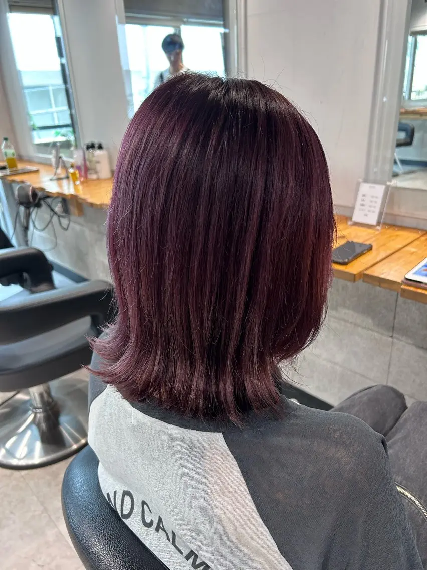 セミロング カット ヘアカラー トリートメント ヘッドスパ レイヤーStyle 🪽菜々実のヘアスタイル