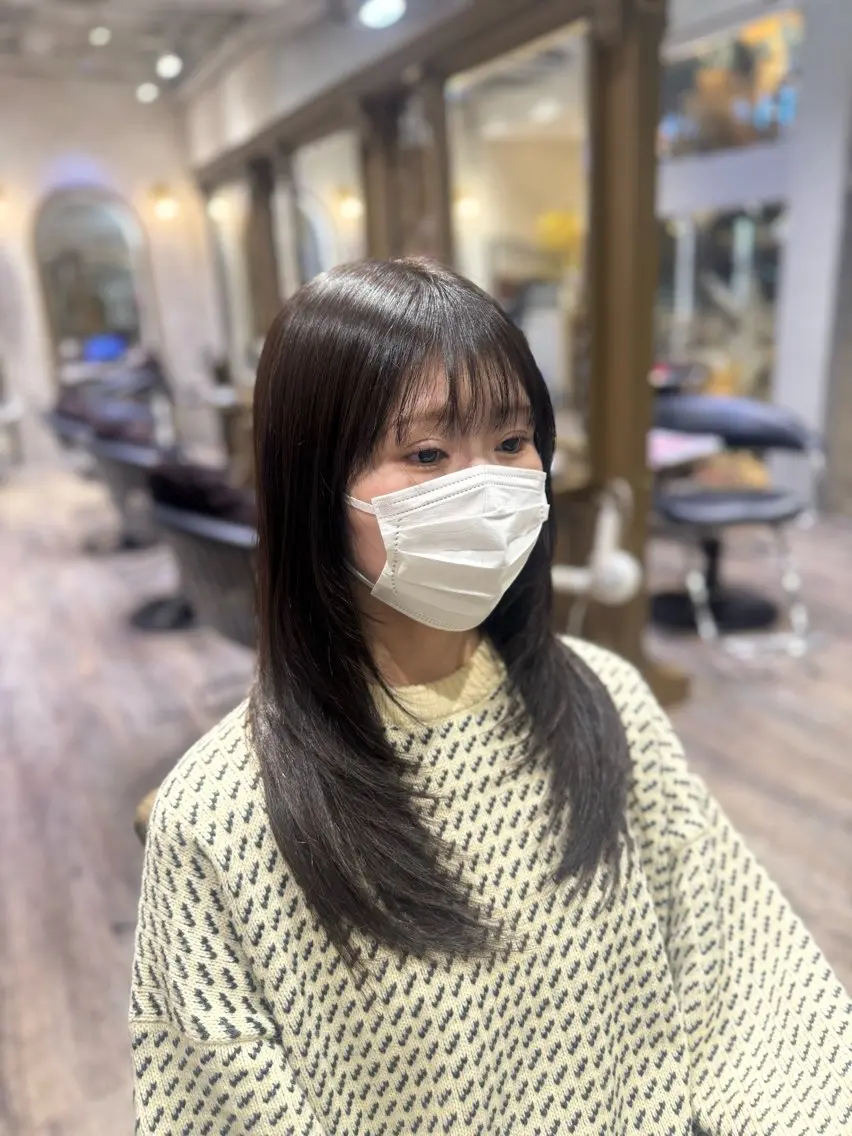 セミロング レイヤーカット TiffaGINZA /Momokaのヘアスタイル