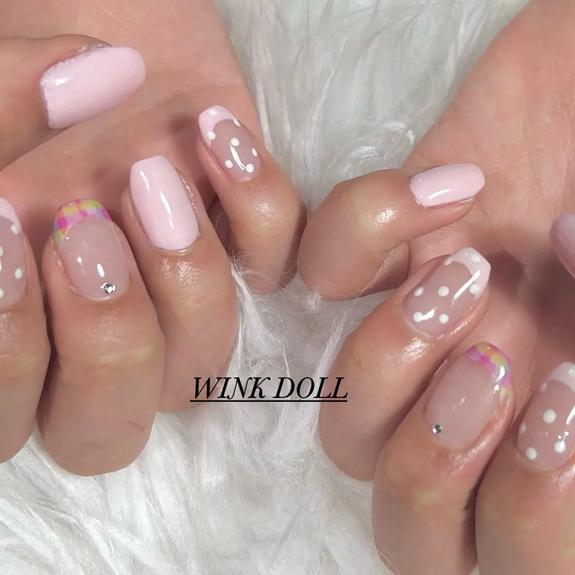 ネイル ハンドネイル WINK DOLL 🌹MIRAIのネイルデザイン
