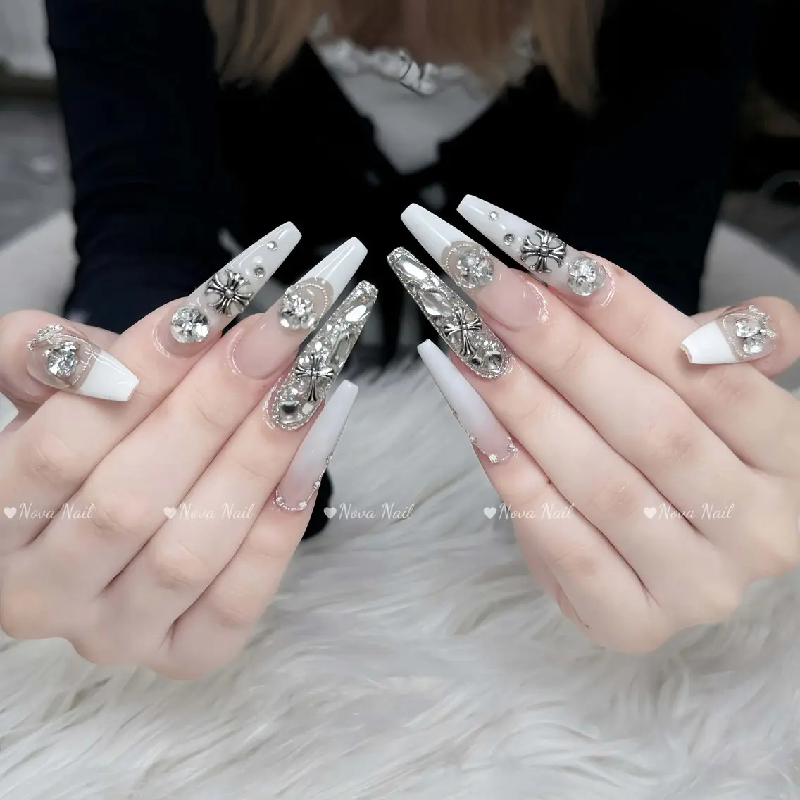 ネイル アートネイル シンプルネイル 春ネイル 冬ネイル ハンドネイル ハンドケア Nova Nail Nambaのネイルデザイン