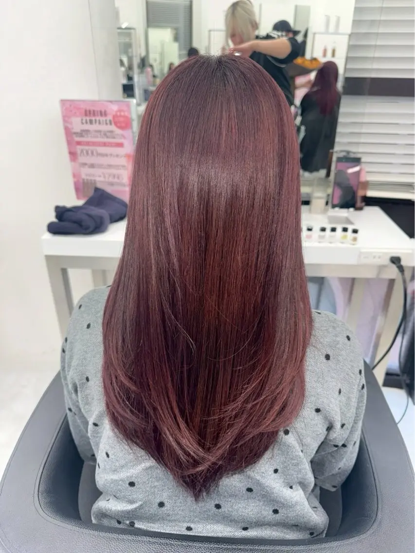 カラー natsuki💘 透明感カラー💘✨のヘアスタイル