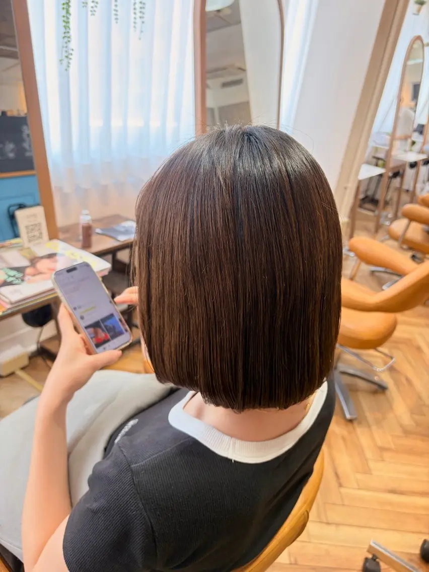 トリートメント ヘッドスパ 秋月友那 TR&スパ モデル募集中のヘアスタイル