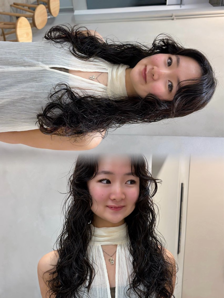 ロング パーマ カット パーマ Kaede🍁 FILMS 渋谷のヘアスタイル