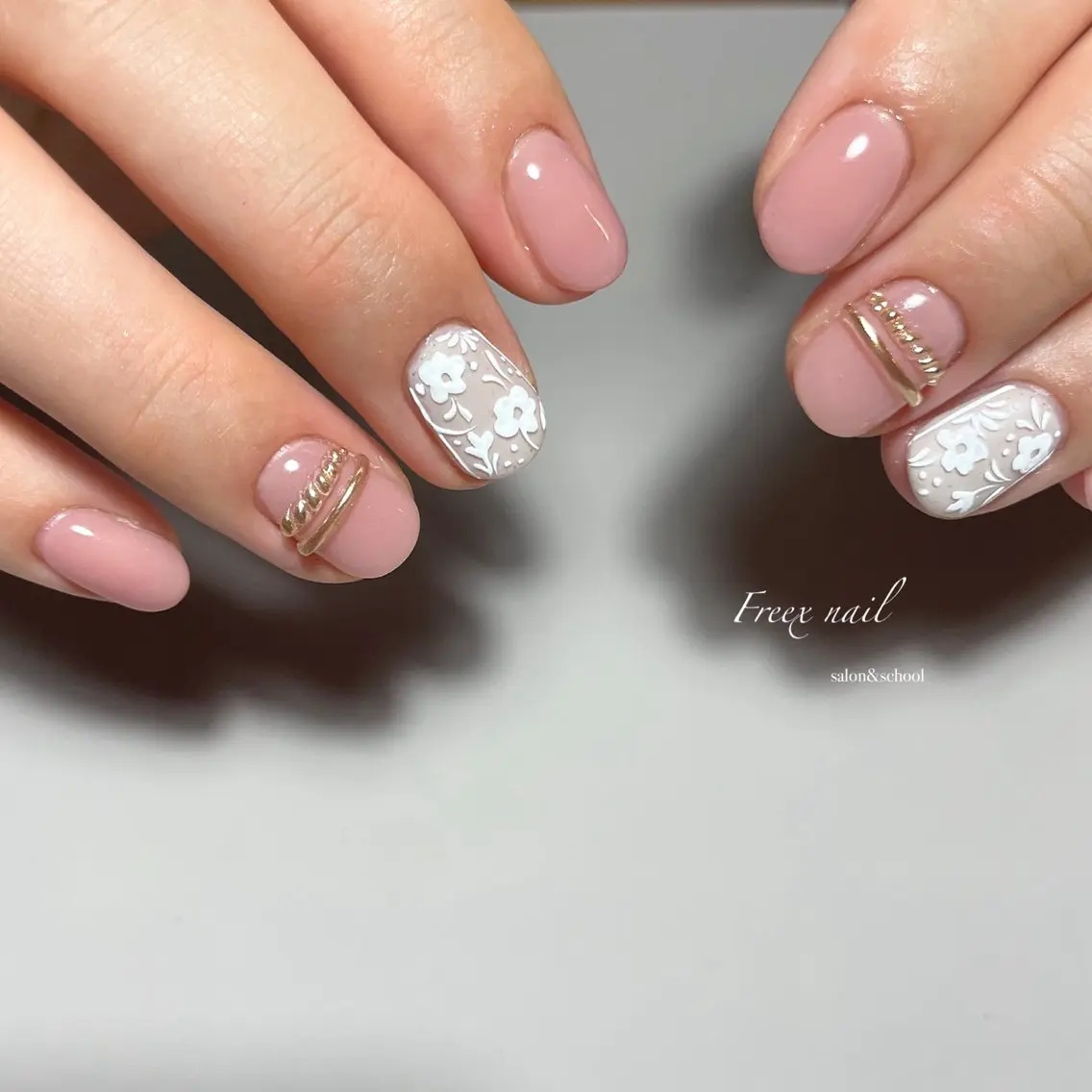 ネイル ハンドネイル ハンドケア freex nail /ニュアンス/個性派のネイルデザイン