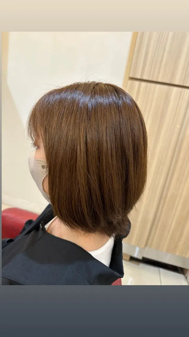 カラー ナチュラルヘア 神田一瑳のヘアスタイル