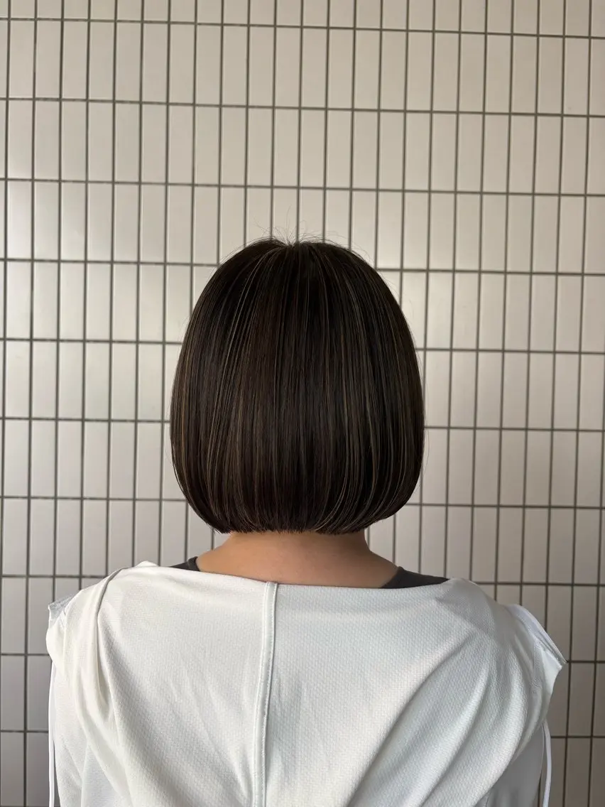 ショート ハイライト 宇野愛華∕ パーマスタイルのヘアスタイル