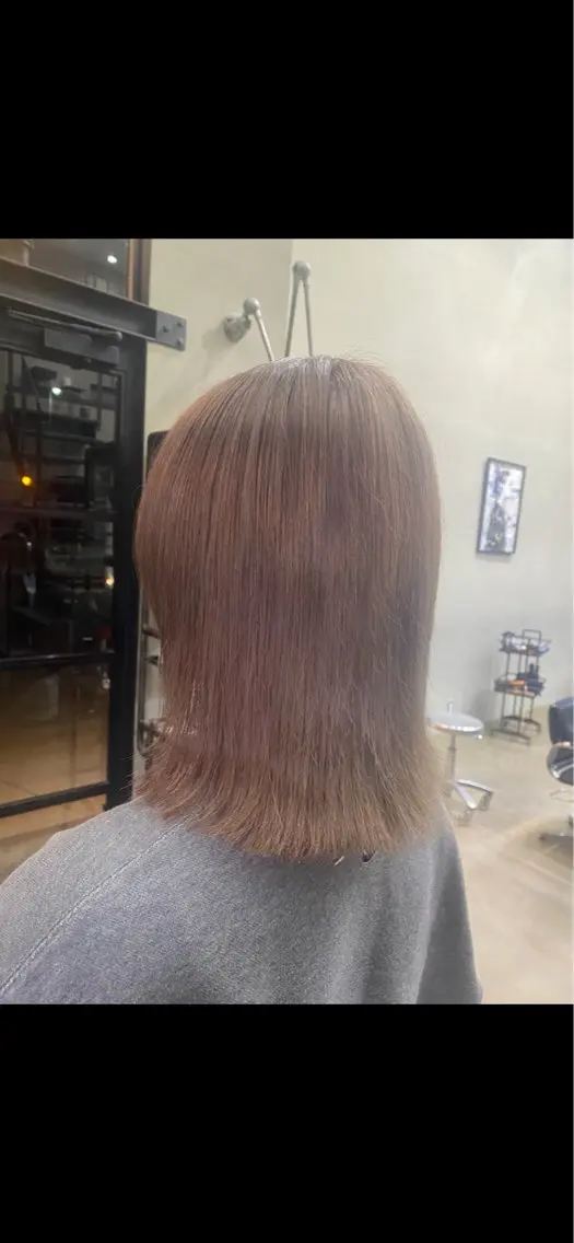 カラー cyan hinaのヘアスタイル