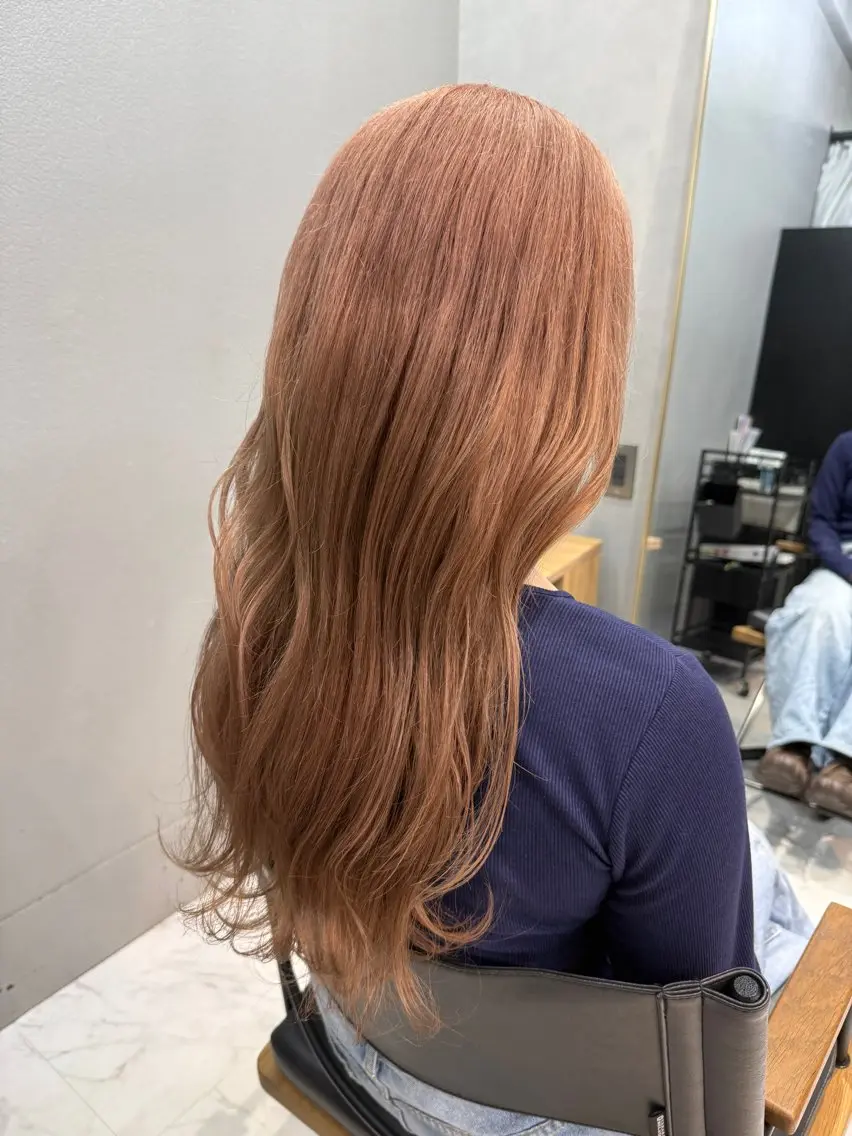 ロング カラー カット ヘアカラー トリートメント 透明感カラー/パーマ 🌀アオノのヘアスタイル