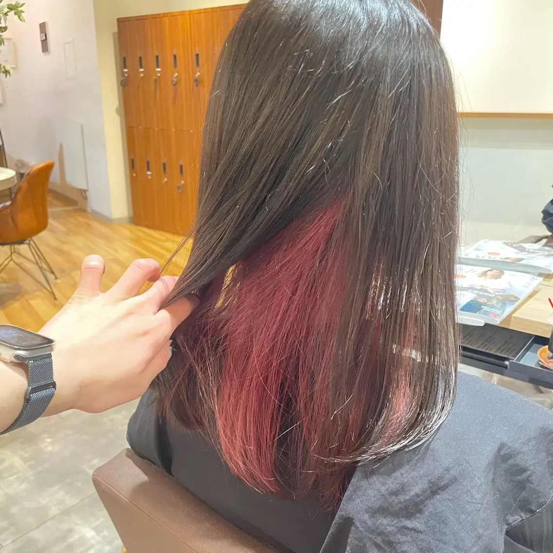 カラー インナーカラー ハラダユウカ flower西明石店のヘアスタイル