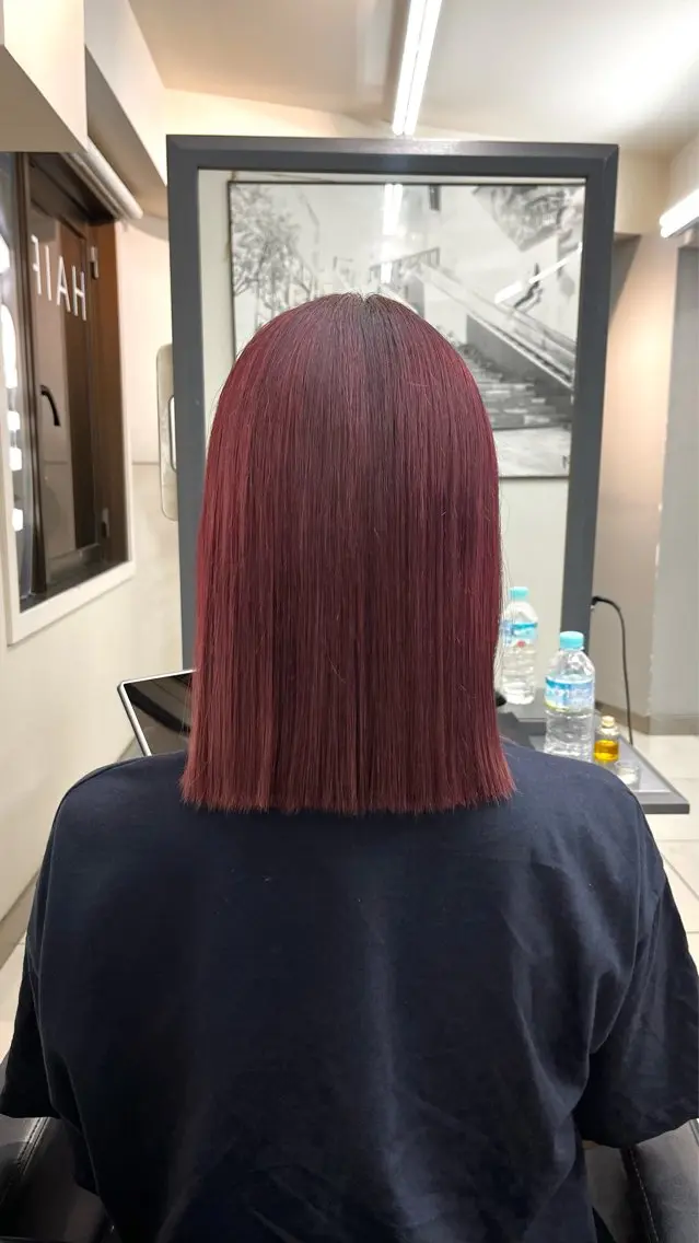 カラー ウルフ🦋顔まわり ❤︎ ͛めいのヘアスタイル