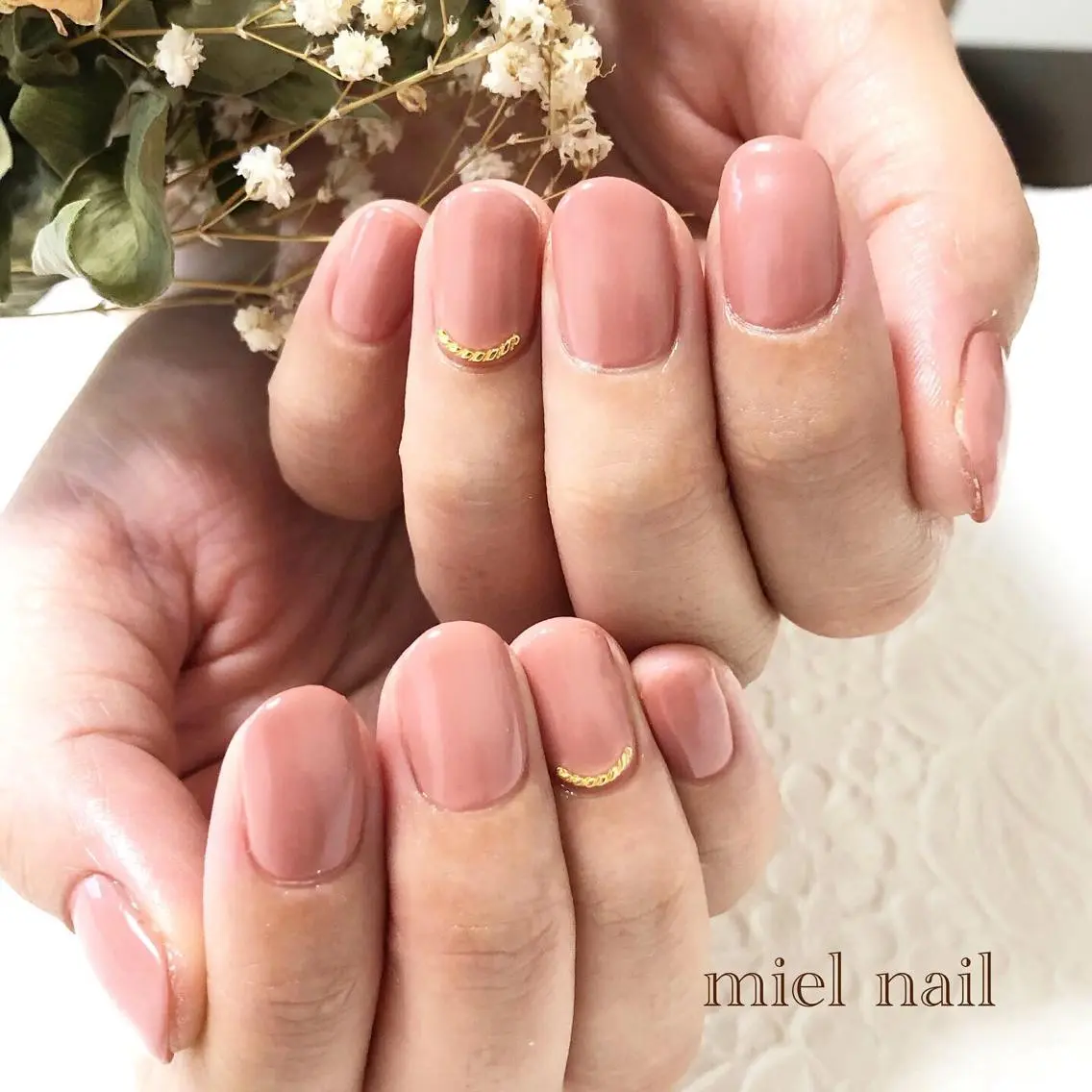 ネイル アートネイル 長さ出し ジェルネイル 持ち込み 冬ネイル ハンドネイル miel nailのネイルデザイン