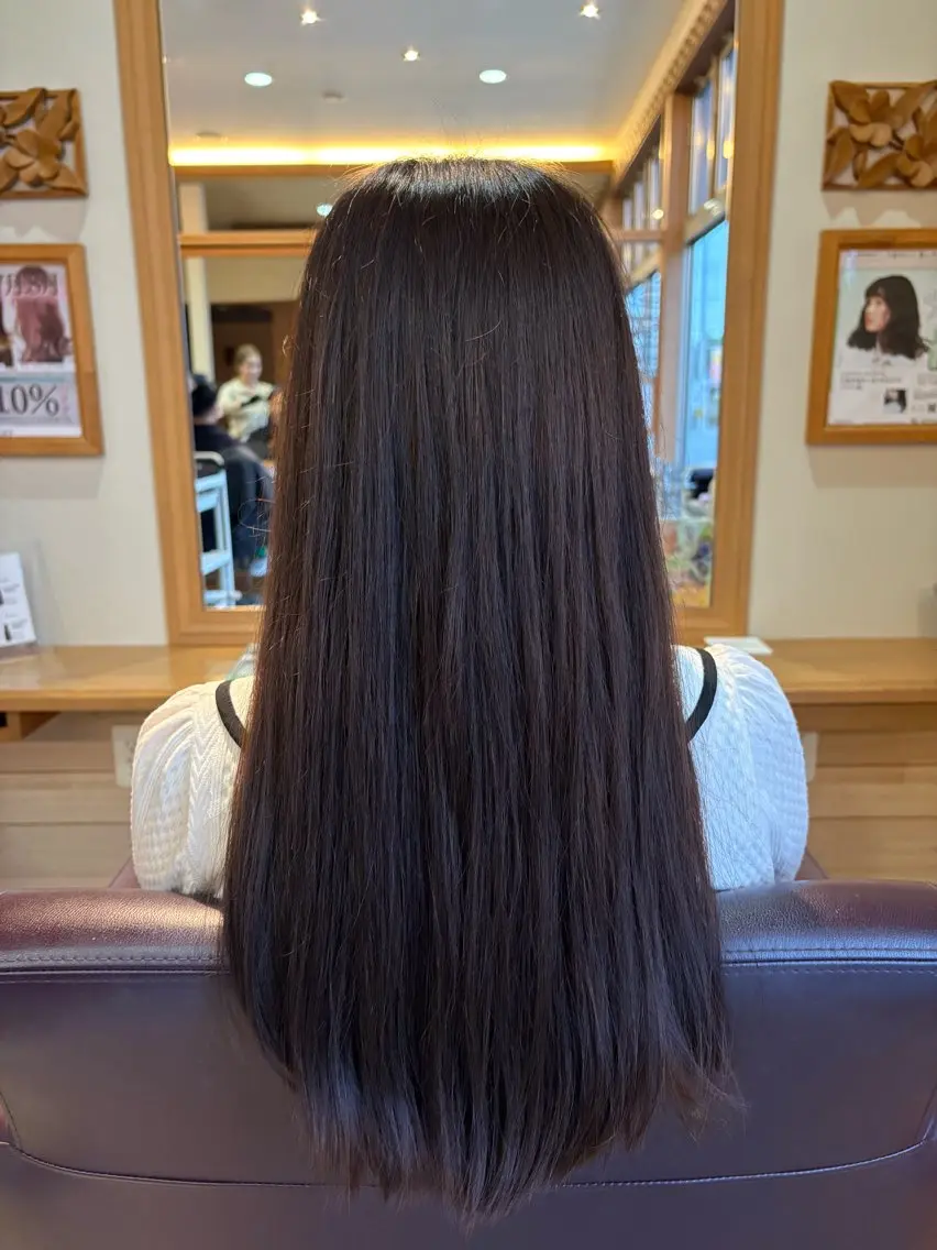 ロング カラー ブラウンカラー ナチュラルブラウン ヘアカラー カラーモデル/ 戸苅法永のヘアスタイル