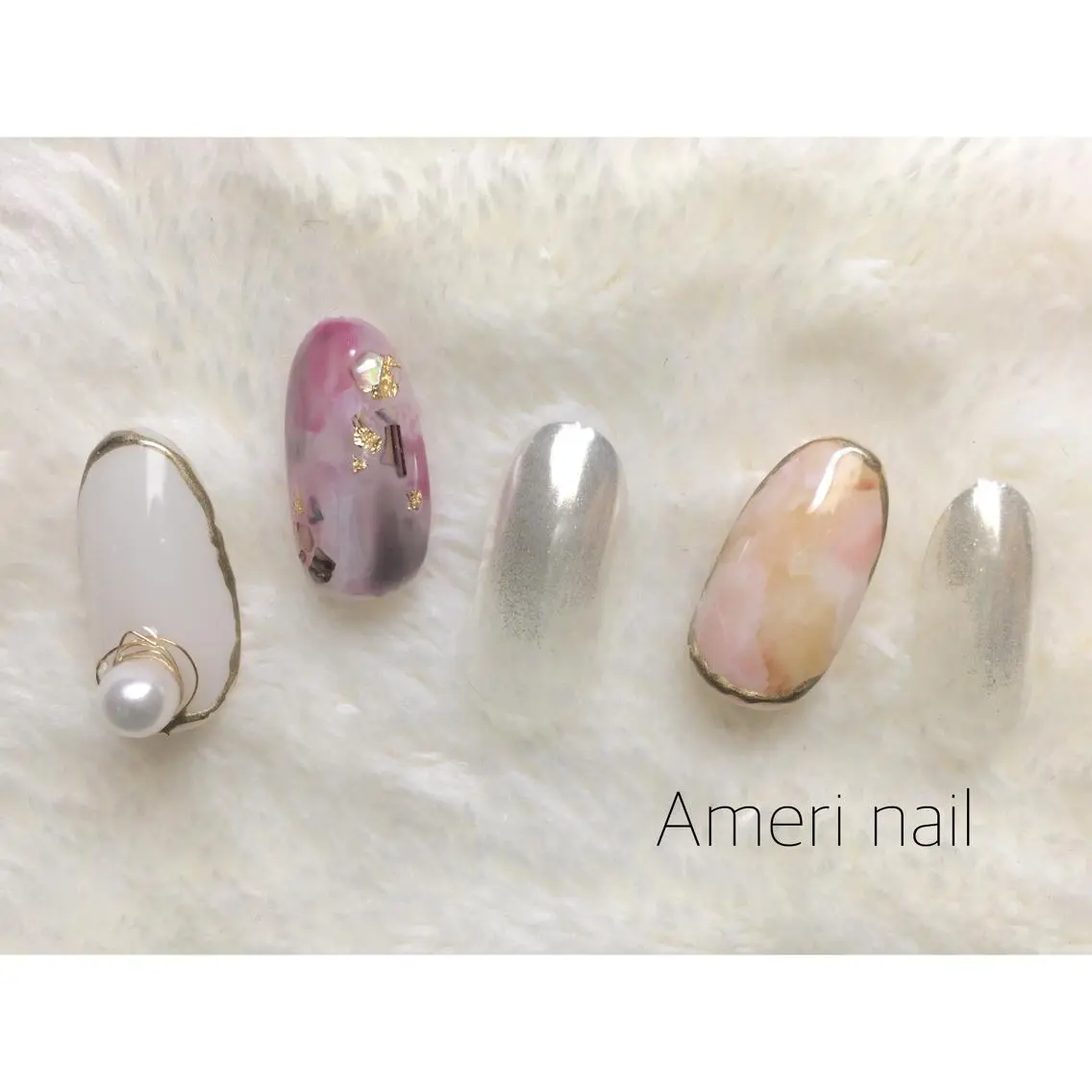 ネイル ミラーネイル Ameri nail /UKIのネイルデザイン