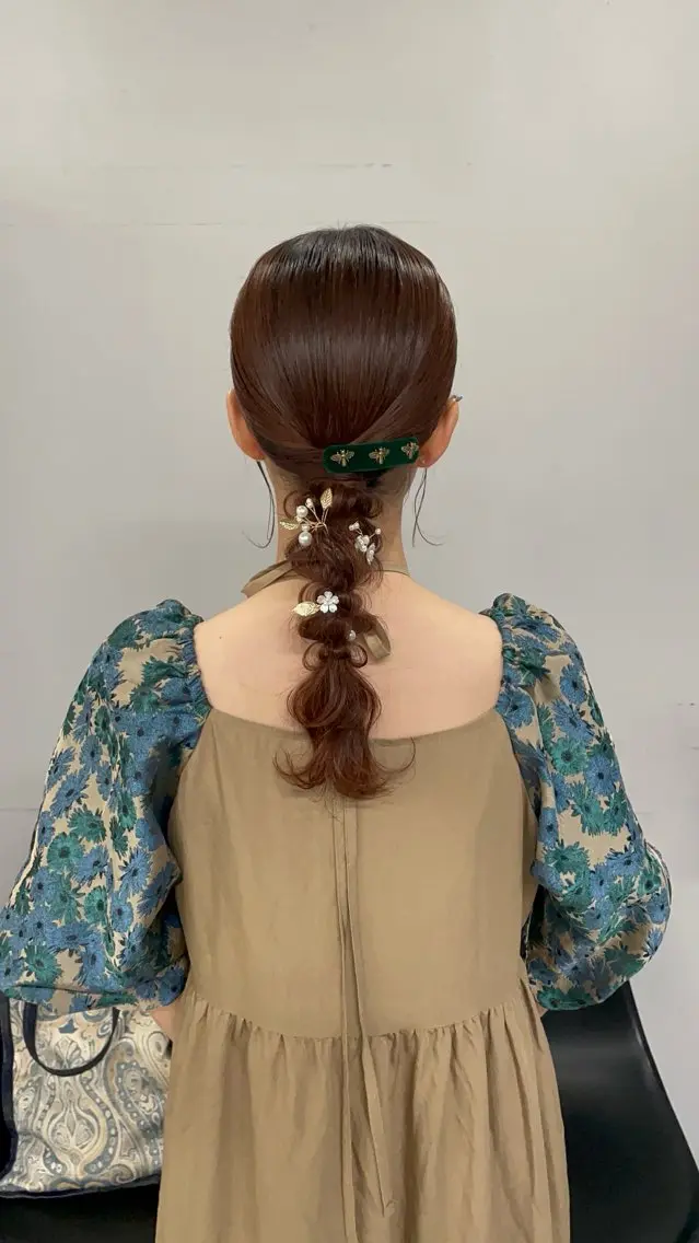 ヘアアレンジ ヘアセット メンズモテパーマ💙 fuwaのヘアスタイル