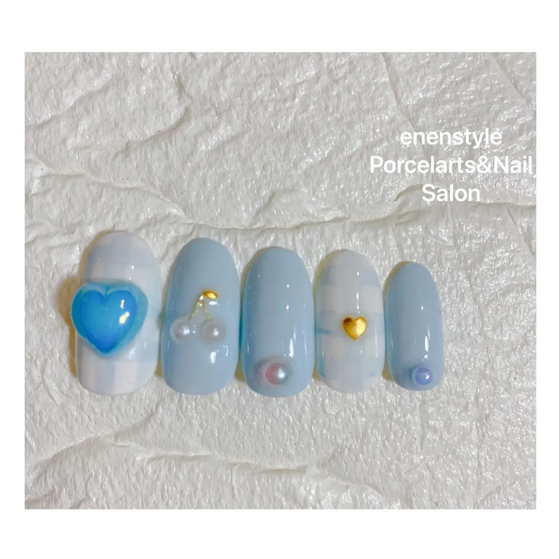 ミディアム ネイル 🐾enen style 🐾のネイルデザイン