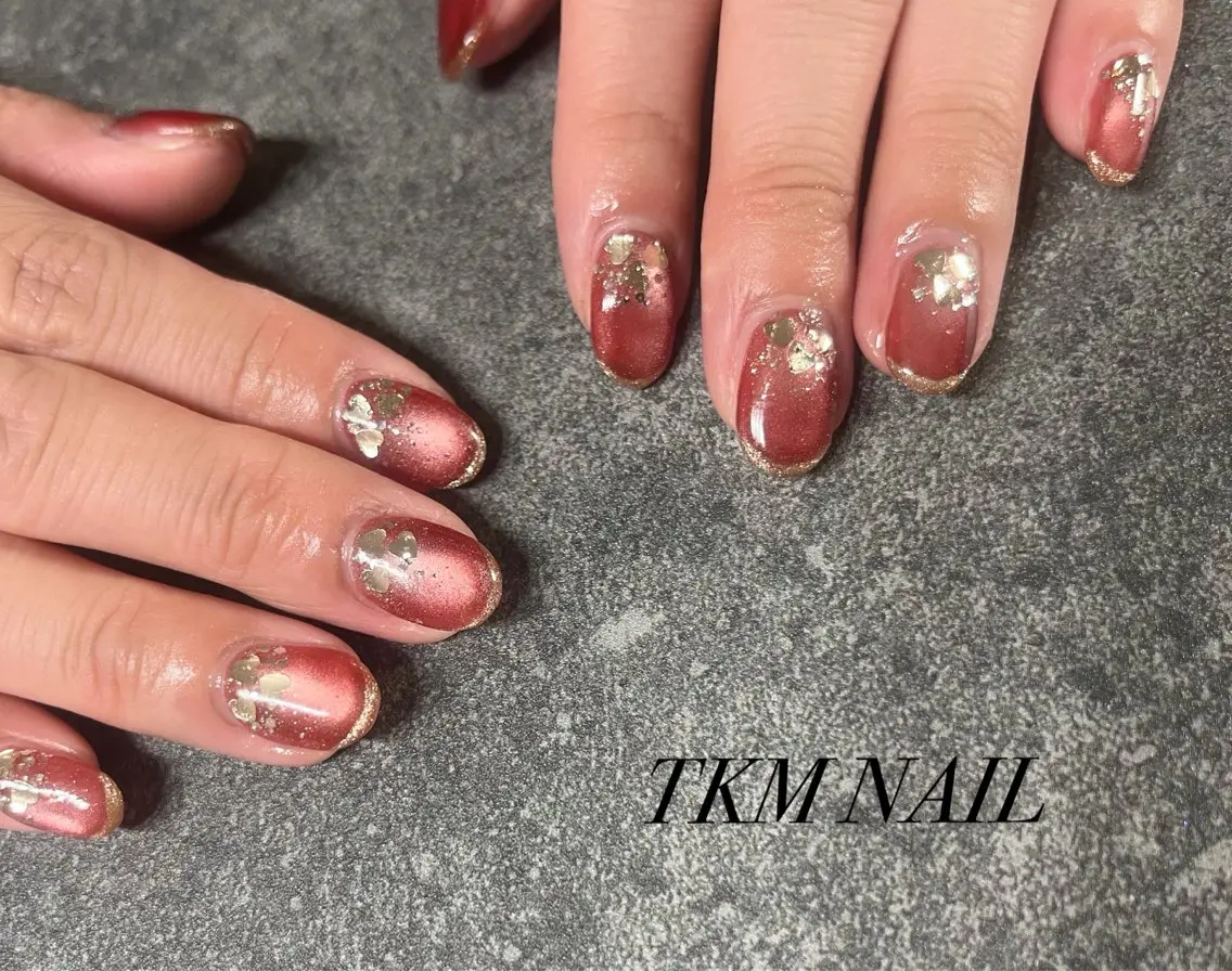 ネイル キラキラネイル 持ち込み ハンドネイル フットネイル ______ TKM  NAILのネイルデザイン