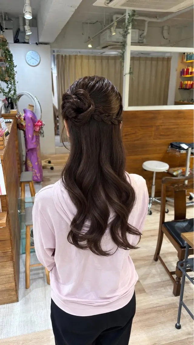 ロング ヘアアレンジ 透明感color ゆうな🎀のヘアスタイル