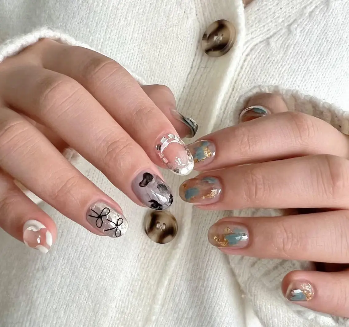 ネイル ハンドネイル ハンドケア 🍑 momo_nailのネイルデザイン