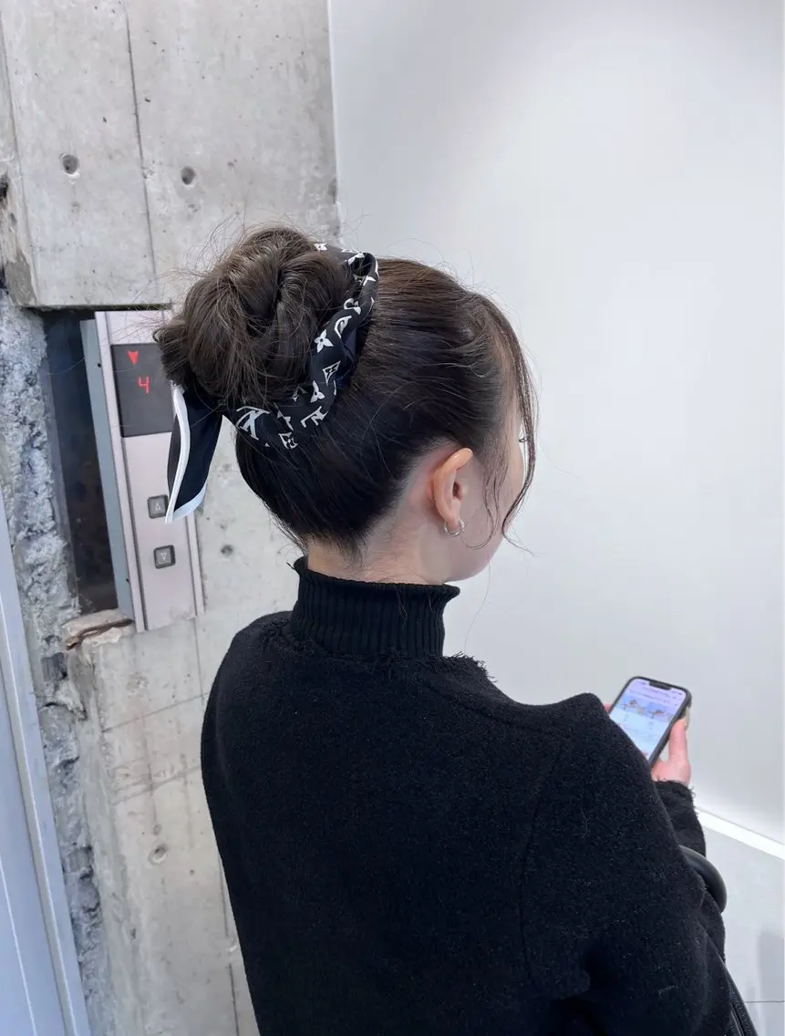 ヘアアレンジ ヘアセット newi 天王寺 🪐airiのヘアスタイル